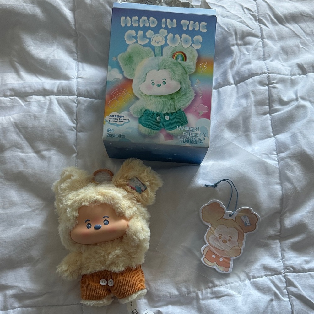 Plush Toy - Cream and Brown. Head in the clouds Mickey